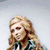 A woman with long blonde hair appears in multiple cropped views showing different outfits and poses against plain backgrounds.