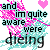 A 3x3 contact sheet of animated frames showing a pixelated text-based icon with pink and cyan colors, hearts, and repeated phrases.