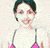 Animated contact sheet of a woman in pink bikini top with changing facial expressions across 9 frames arranged in 3x3 grid.