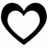 nine square displays a heart symbol and stylized letters in cyan, purple, black, white, and gray