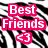 Black-and-white zebra-stripe background with pink text and a heart symbol in a