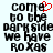Pixelated text reads 'come to the dark side we have ROXAS' with a red heart symbol replacing the 'o' in 'come' on the left side of the image.
