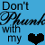 A split-screen animated icon with blue and pink backgrounds displaying the text "Don't f*ck with my" above a heart symbol that changes color.