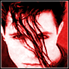 identical red-tinted images showing a person with dark hair covering their face, each containing the text "MAKE ME" in white at top-left