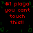 Red pixelated text on black background with green pixelated shapes, repeated in four quadrants.