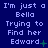 Pixelated text on dark blue background with green and white symbols changing across frames.