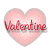 A 50x50 pixel animated contact sheet showing two frames of a Valentine's Day-themed buddy icon with a pink heart and green text logo.
