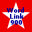 Four identical star-shaped icons with blue text on red background, each displaying 'Word Link 900' in pixelated font.