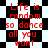 Red text on a black-and-white checkered background with repeated phrases and distorted patterns.