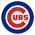 Circular icon with blue outer ring, white middle ring, and red 'C' symbol enclosing 'CUBS' text on white background.
