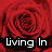A four- of pixelated rose icons with overlaid text: red rose top-left, black-and-white rose top-right, blue-and-gray rose bottom-left, and a stylized 'L' with 'Shhh...' bottom-right