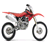 Pixelated static image of a motorcycle with red accents on white background, rider partially visible.