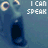 Animated sequence of a blue whale with yellow eyes, mouth open in a speaking pose, repeating 'I CAN SPEAK' text above and 'whale' text below on a teal background.