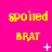 Yellow text on bright pink background with animated white sparkles appearing and disappearing in a pattern