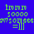 Four identical pixelated text arranged in a , each displaying green text on solid backgrounds with varying colors