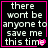 Four identical display pixelated text with a pink heart symbol, each bordered by a pink frame on a black background