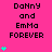 Pixelated text and cyan hearts on a bright pink background with repeated patterns.