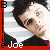 repeated pixelated headshots with red borders, each labeled 'Joe' in white text on a black background