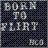 Static 48x48 pixel buddy icon with white text on dark checkered background, displaying a quote in blocky font.