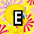Yellow cartoon bird with blue eyes and orange feet appears in multiple , each overlaid with a large black-and-white letter