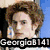 Four- of celebrity headshots with overlaid text reading 'Georgia141 Loves Jacob and Jasper' in white letters on black bars