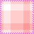 Pink and white checkered background with purple dotted border, black text reading "ASHLEY" on right side.