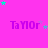 A bright pink background displays repeated 'TaYlOr' text with scattered green and purple stars, some of which shift position across frames.
