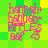 Pixelated green and yellow background with pink text reading 'hannah+ nathan- 8sf' in four identical , each containing a small heart symbol