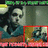 Pixelated image of a person with dark hair and a blue top, next to red text reading "My SUPER STRAWBERRY SAUCEPAN MAN!!!!!" on a black background.