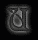 A stylized letter D with a curved tail and decorative top, displayed in grayscale across six showing varying brightness levels