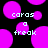 Pixelated icon with black background, pink circles, and white text reading 'coros' and 'freak' with small square symbols.