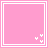 A static square icon with a pink background, white double border, and three small white Y-shaped symbols in the bottom-right corner.