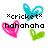 Pixelated icon with four hearts and text; top-left shows "*cricket* hahahaha" while bottom-left displays "awkward silences".