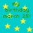 A static image with a turquoise background filled with yellow stars and green text reading "my birthday march 25!" repeated four times.