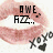 Pixelated lips with text overlays and XOXO symbols, showing sequential changes in lettering across frames.
