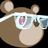 Pixelated brown bear face with white-framed glasses, two ears on top of head, and red text 'Yo, sup?' appearing below the right eye.