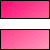 pink gradient squares with black borders, overlaid by white horizontal bands containing distorted text fragments