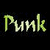 Animated icon with 'Punk Rock' text in green and purple above 'Princess' text in pink, accompanied by two pink stars on a black background.