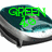 Animated buddy icon with a teal and silver 3D box shape displaying changing green text overlays.