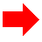 A static digital image displays a of text-based icons with red arrows and repeated phrases, rendered in pixelated black font on white background