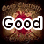 Pixelated image of a character with brown hair and red eyes holding a large red heart, overlaid with text in four