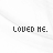 A static image with repeated pink 'miser' text and black 'LOVED ME.' text on a white marble background.