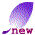 A pixelated purple feather with gradient shading and a dark stem, displayed in multiple states including static and animated versions.