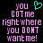 Pixelated text in pink and cyan on black background with a heart symbol above the text.