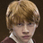 Pixelated image of a person with light brown hair and a maroon shirt, next to cyan text reading "THIS IS RUPERT GRINT" and "HE IS MINE !!!!" on black background.