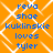 Orange background with white diamond lattice pattern; blue pixelated text arranged in vertical reading reva, shae, kuklinskie, loves, tyler