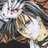 A 48x48 pixel buddy icon featuring a stylized anime character with long dark hair and light skin, alongside text reading "Anime IM" and "c0m" on a black background.