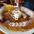 A static image of a pancake with butter and syrup, overlaid with pixelated text in four quadrants.