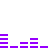 Purple horizontal bars of varying lengths arranged in two on a white background, with some bars shifting position between frames