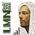 Green vertical banner with white circular symbol and horizontal stripes next to a pixelated portrait of a person with light skin and dark hair in a white head covering.